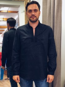 Black male embroidery
