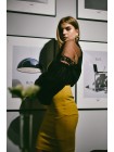 Чорна вишита блуза 