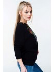 Світшот із квітковою вишивкою