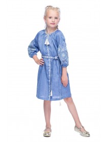 Embroidered dress for girls