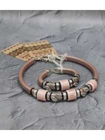 Pink Circle Necklace