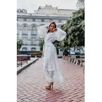 Сукня вишиванка Мольфарка молочна