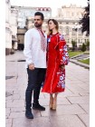 Чоловіча лляна вишиванка "УКРАЇНСЬКА РОДИНА"