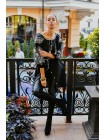 Вишита сукня чорна