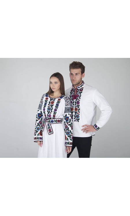 Біла сукня та вишиванка Pair1