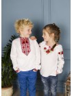 Білі лляні вишиванки Pair 5