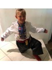 Вишиванка для хлопчика з борщівськими візерунками